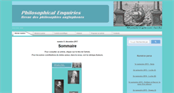 Desktop Screenshot of philosophicalenquiries.com